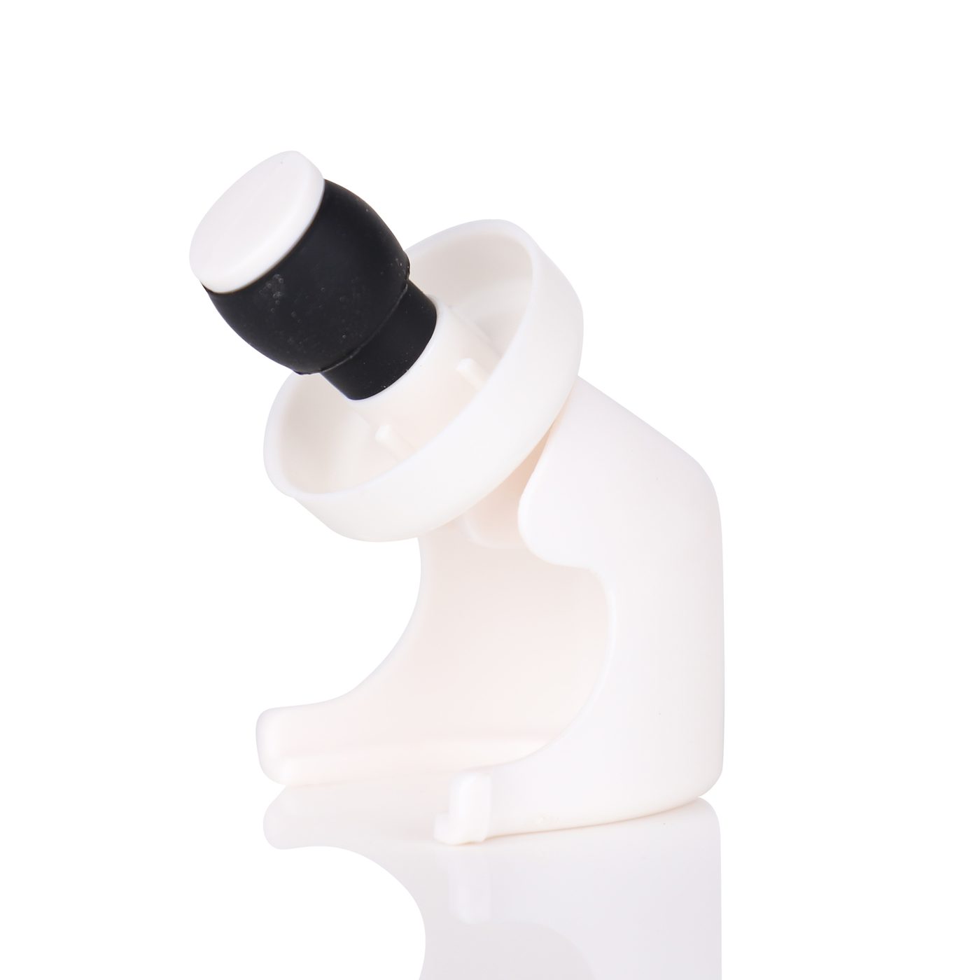 Bouchon stopper champagne blanc SPARK 3, vue arrière