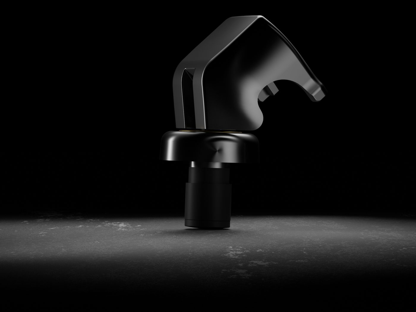 Bouchon stopper champagne inox SPARK 3, vue de face