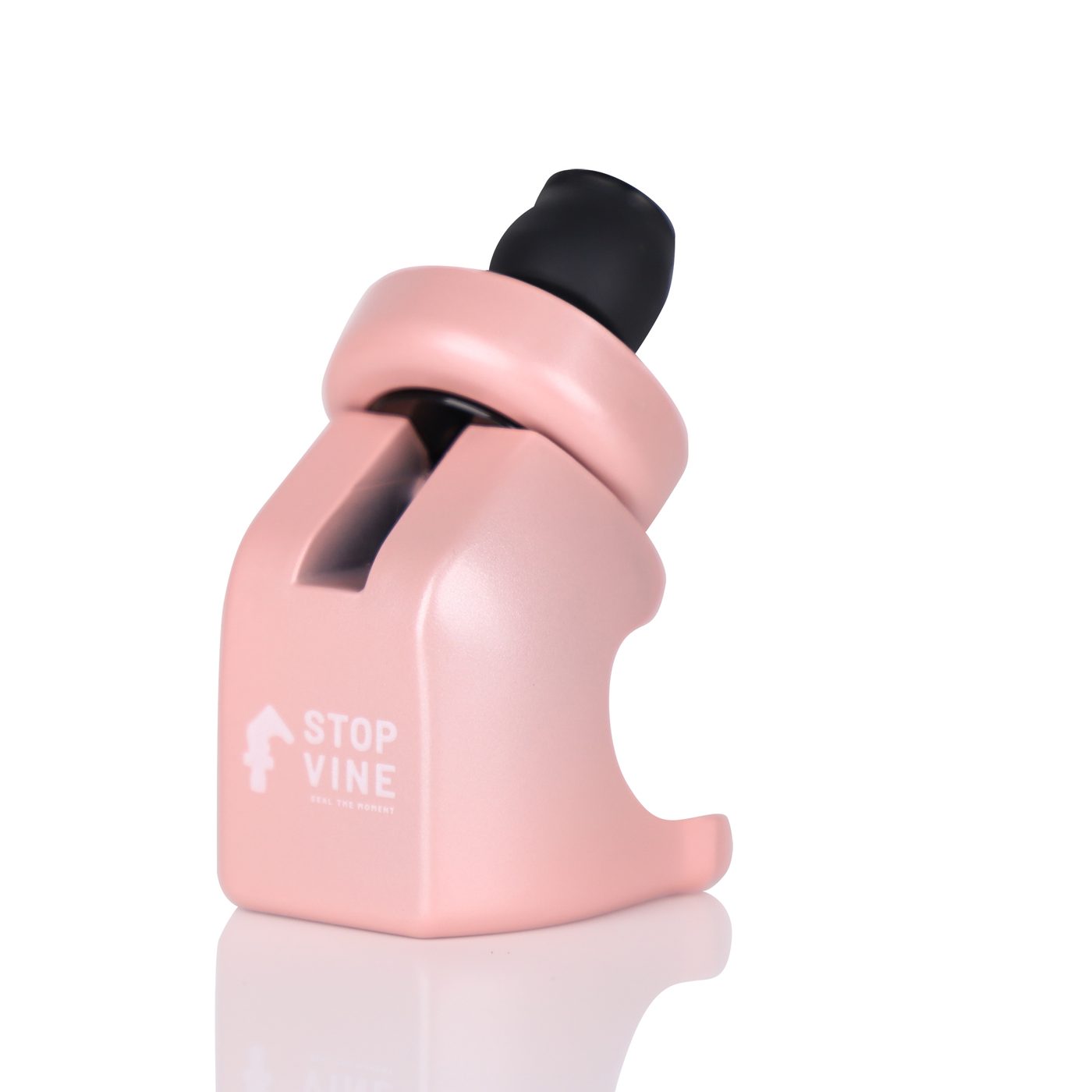 Bouchon stopper champagne rose SPARK 3, vue de trois-quarts